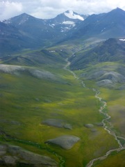 Northern front with glacier, Brooks Range