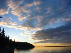 Sunset at Skilak Lake