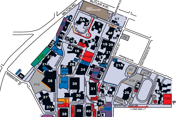 noth campus map