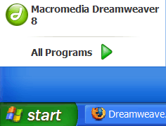 Start Dreamweaver