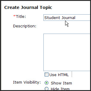 Type in Journal Title