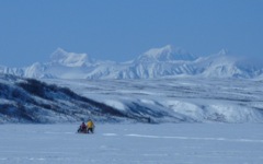 Summit Lake with Alaska Range backdrop