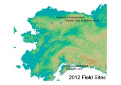 2012 field sites