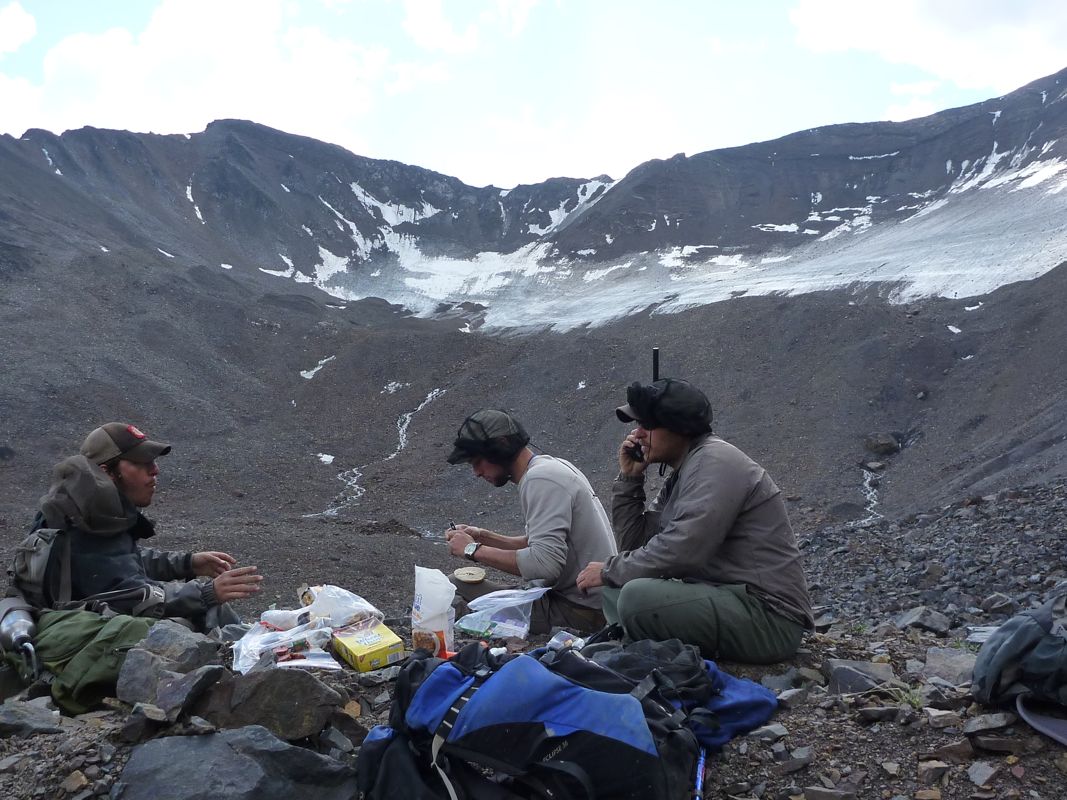 lunch at Lupine glacier