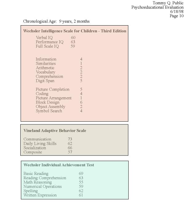 Assessment And Mild Mental Retardation