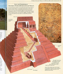 Cutaway picture of a tomb